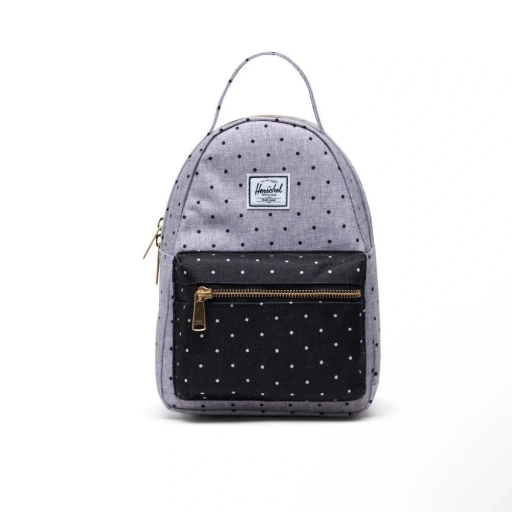 Backpack Herschel Nova Mini Polka Dot acrosshatch Grey/Black